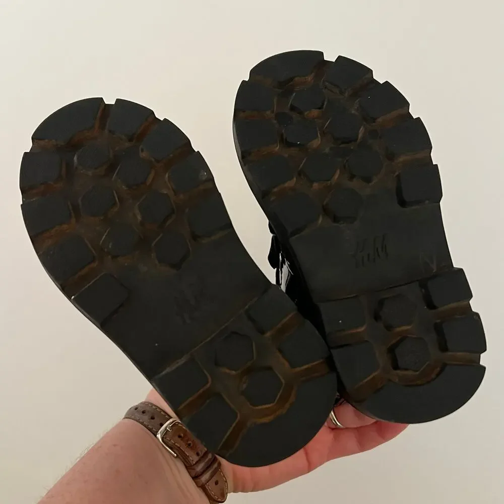 H&M black toddler boots